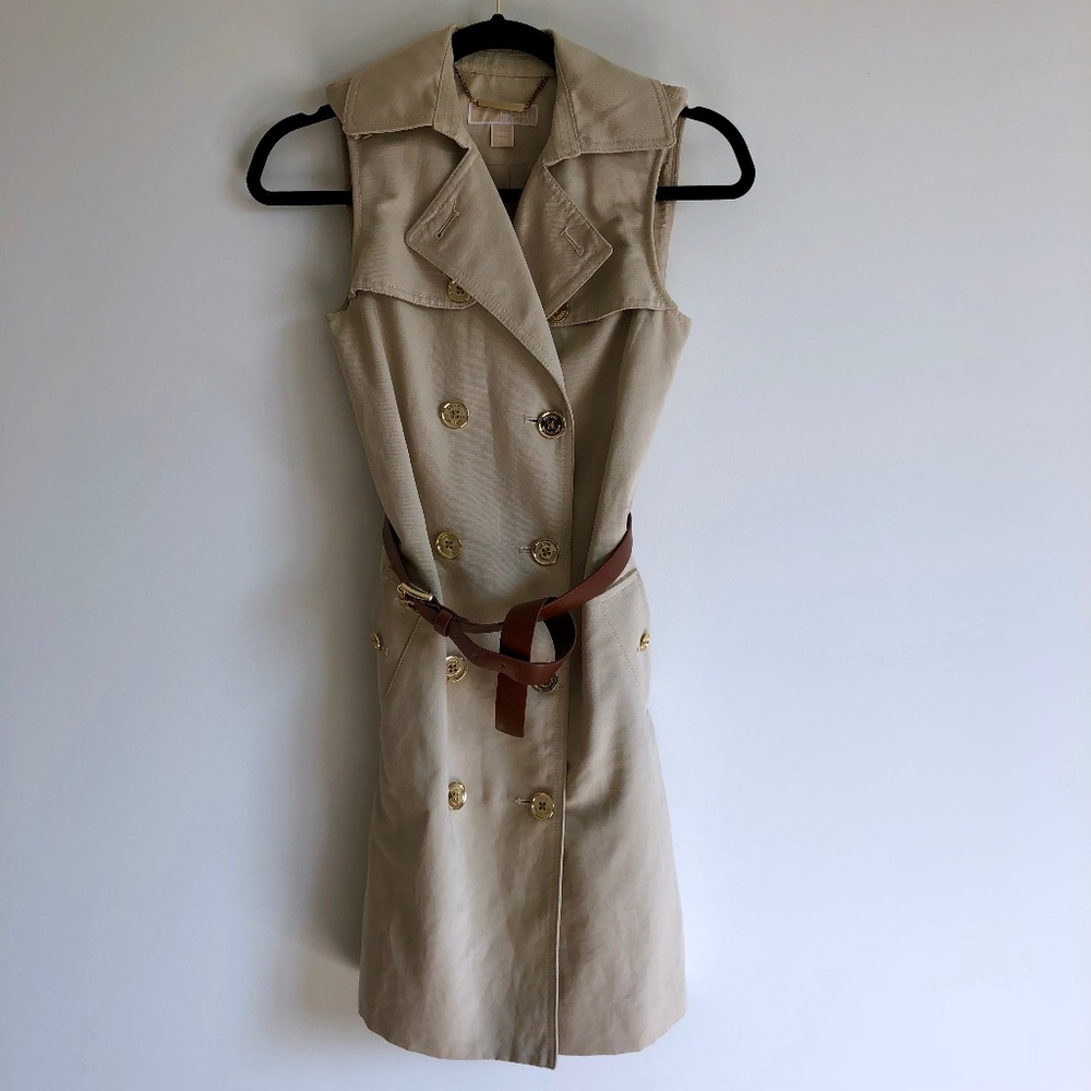 Michael Kors Beige Trench Dress | XXS